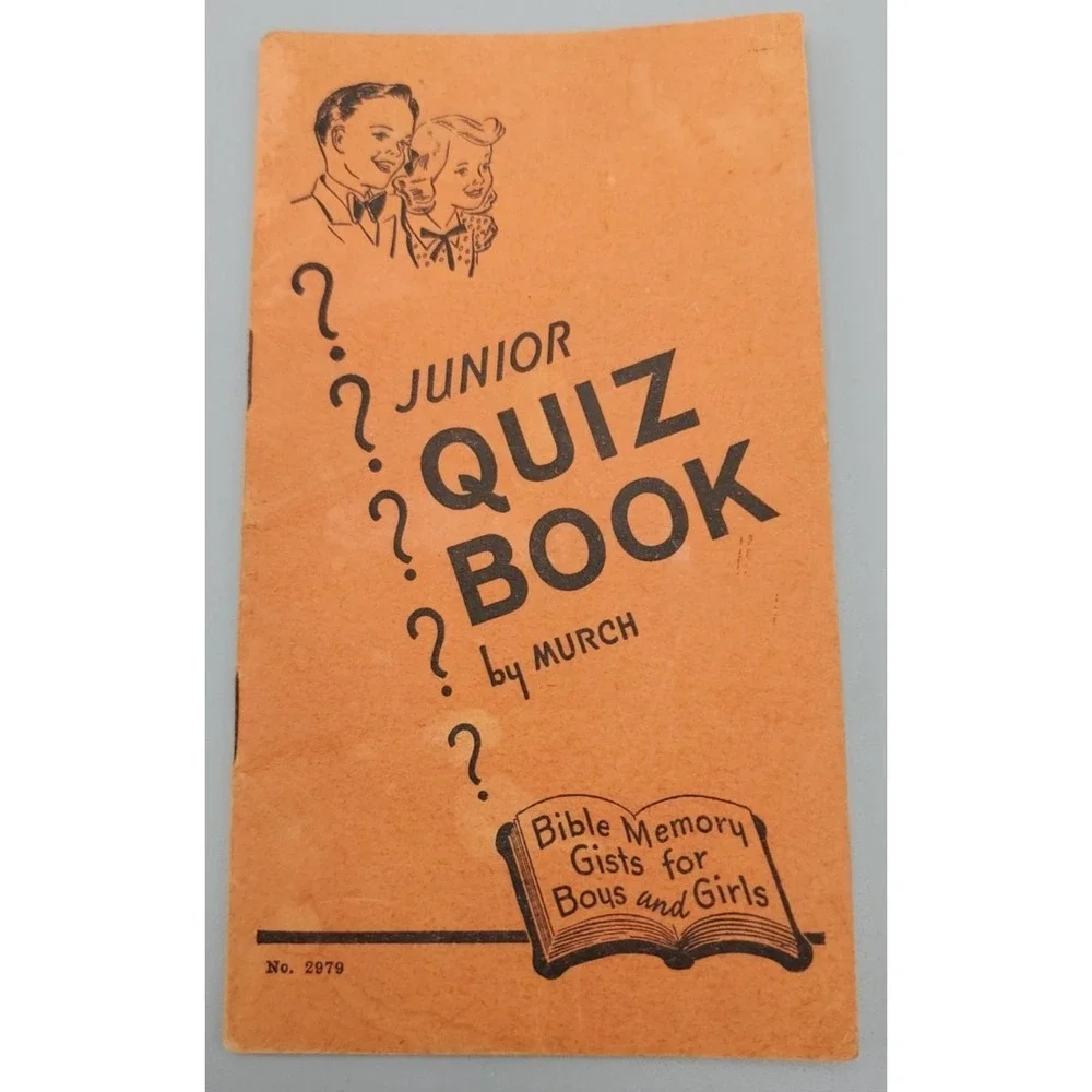 Junior Quiz Pocket Book by Murch Bible Memory Gists for boys & girls number 2979